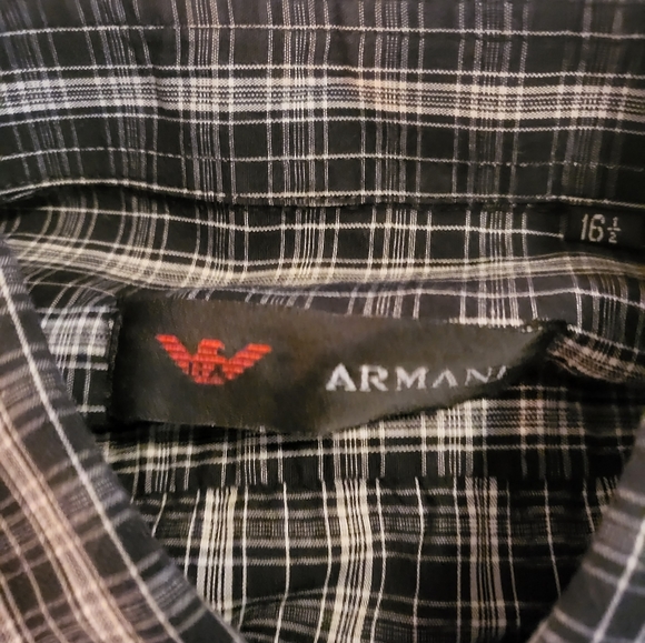 Emporio Armani Plaid Shirt - Picture 3 of 5